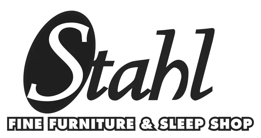 Stahl fine furniture and sleep shop logo.
