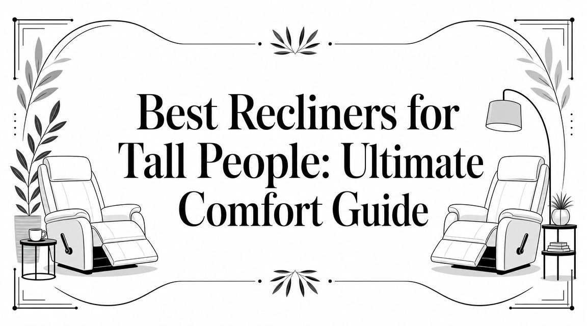 best recliners for tall people recliners
