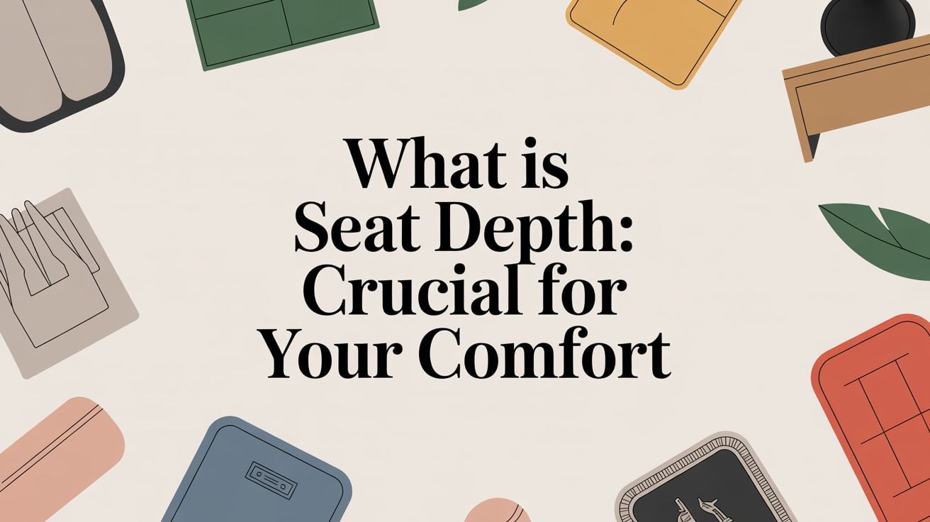 what is seat depth furniture design