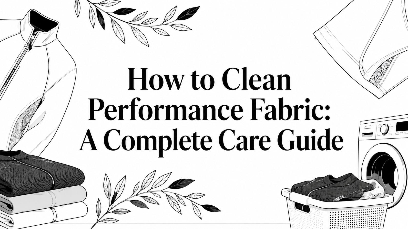 how to clean performance fabric laundry guide