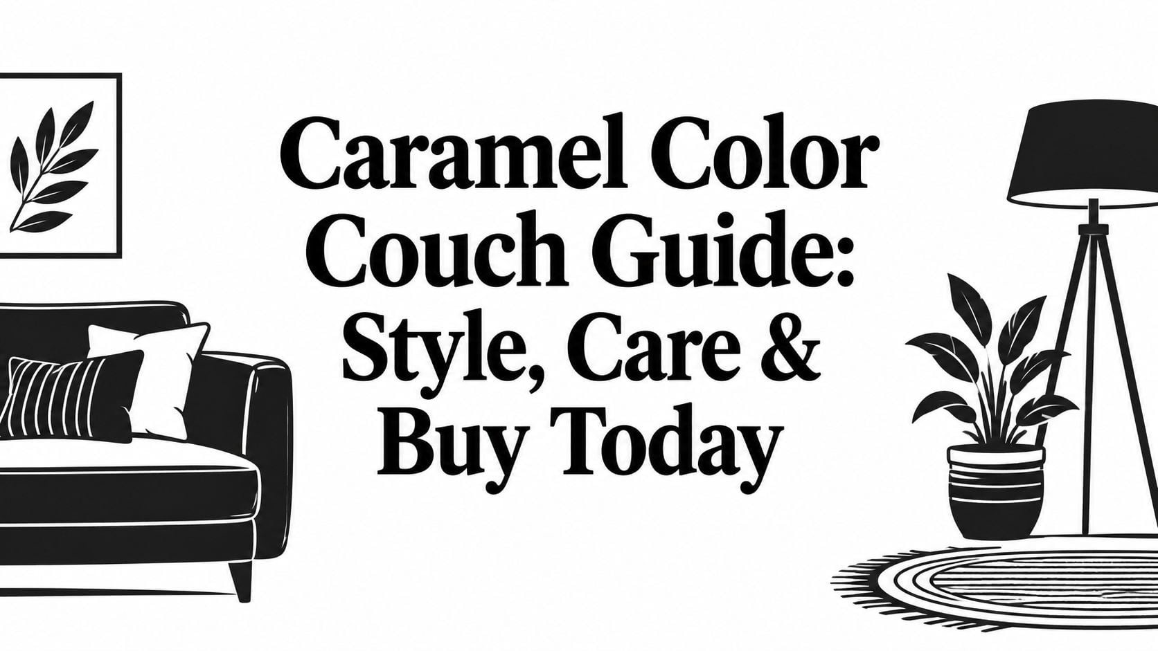 caramel color couch interior design
