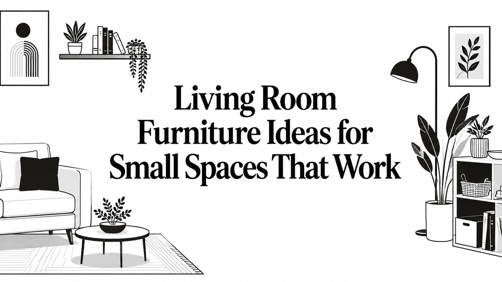 living room furniture ideas for small spaces living room illustration